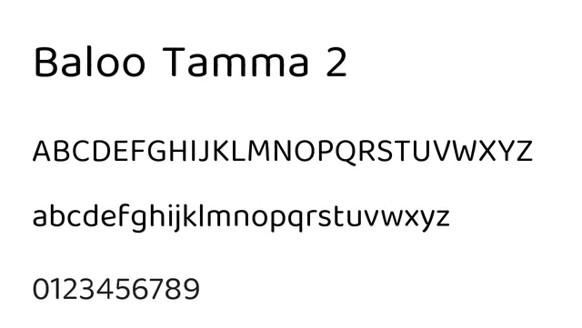 Baloo Tamma 2, modern, friendly