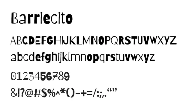 Barriecito, modern, friendly