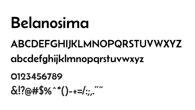 Belanosima, rounded, friendly
