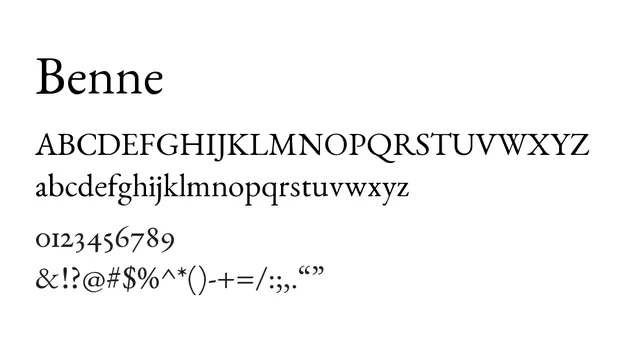 Benne, elegant, sophisticated