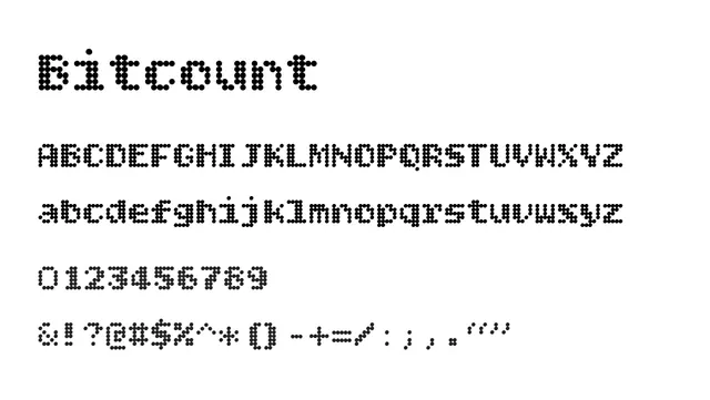 Bitcount, geometric, playful