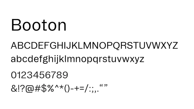 Booton, modern, clean