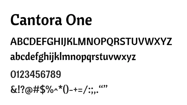Cantora One, modern, clean