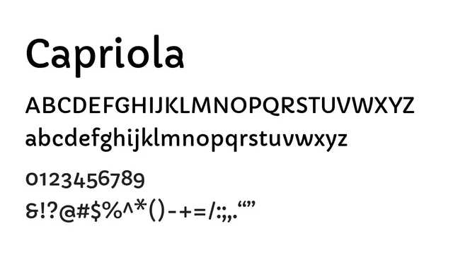 Capriola, modern, clean