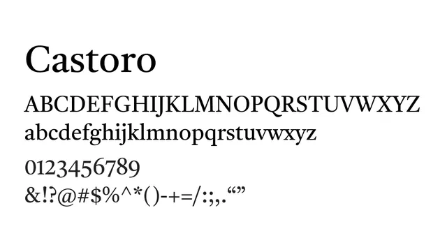 Castoro, elegant, warm