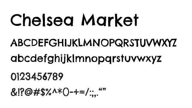 Chelsea Market, informal, hand-drawn