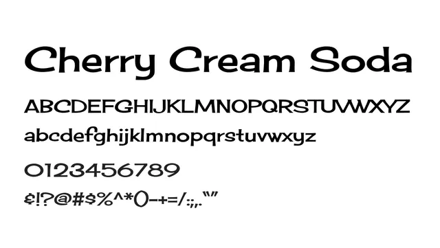 Cherry Cream Soda, modern, rounded