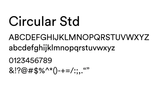 Circular Std, modern, clean