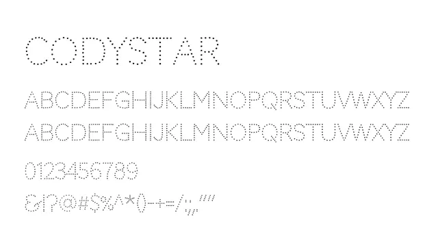 Codystar, playful, modern