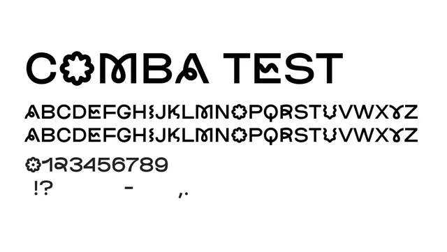 Comba Test, playful, geometric