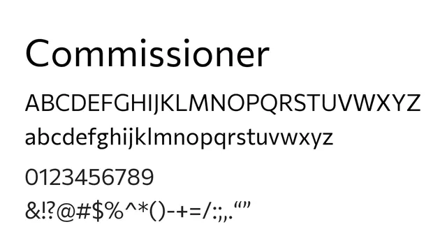 Commissioner, neutral, professional
