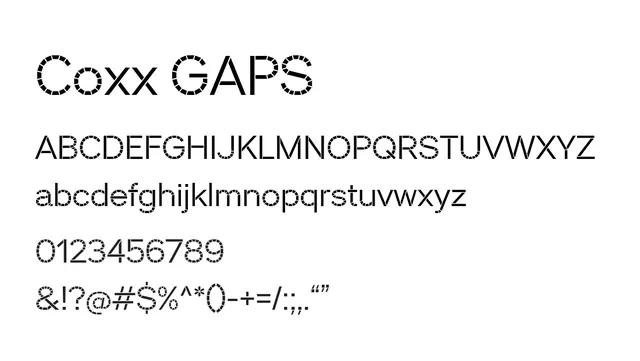 Coxx GAPS, experimental, playful