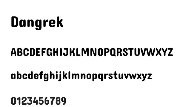 Dangrek, bold, strong