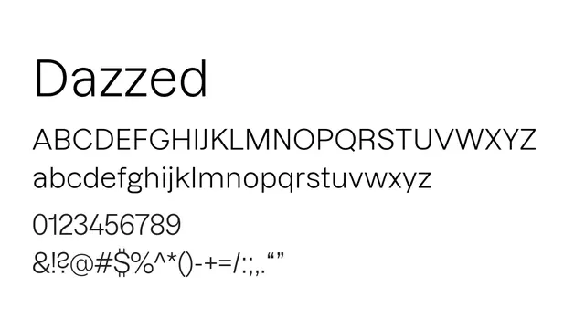 Dazzed, modern, clean