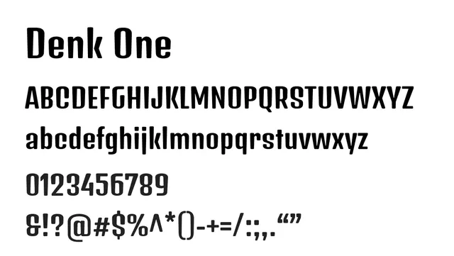 Denk One, bold, modern