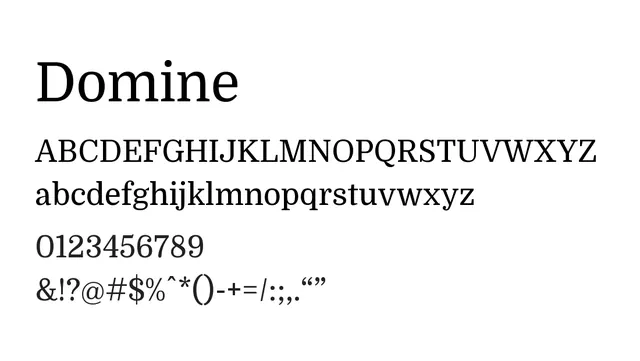 Domine, elegant, traditional