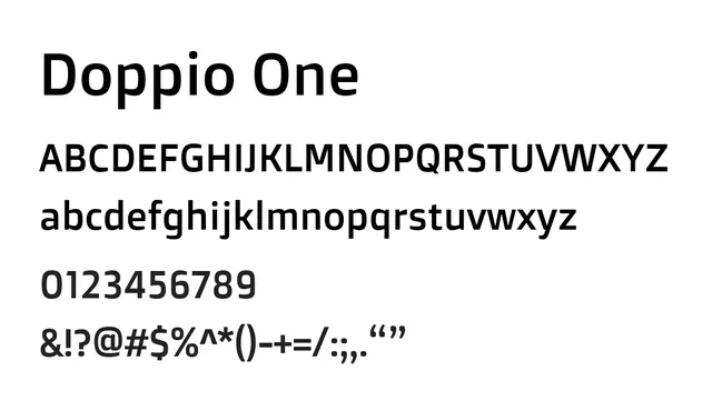 Doppio One, bold, strong