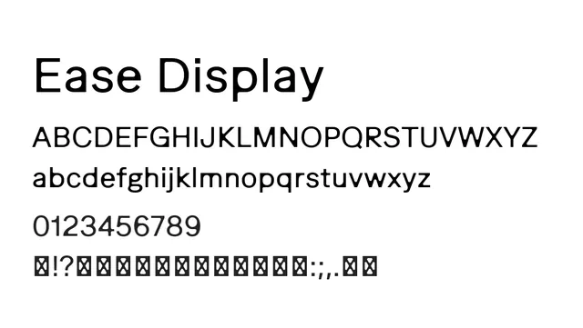 Ease Display, modern, clean