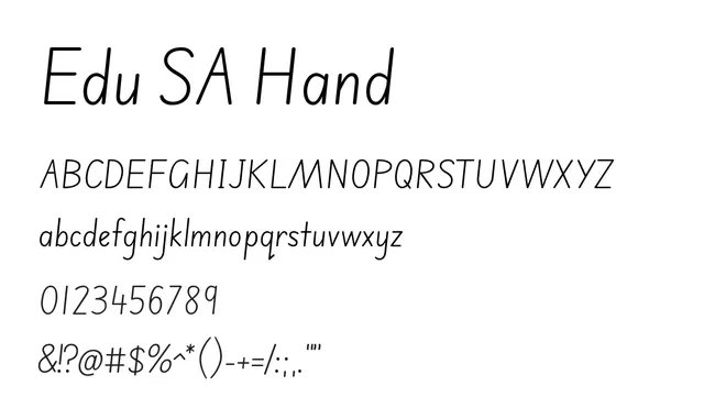 Edu SA Hand, educational, hand-drawn