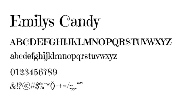 Emilys Candy, playful, quirky