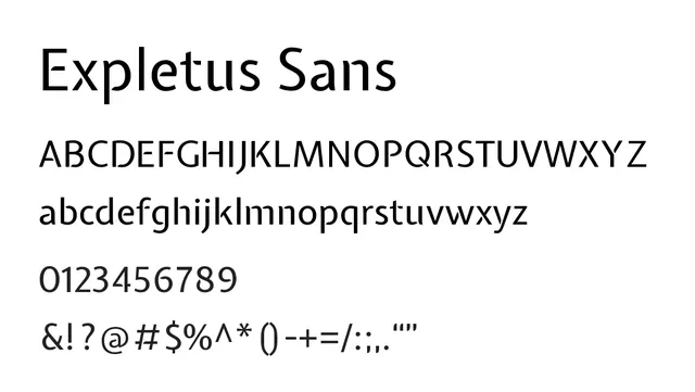 Expletus Sans, modern, clean