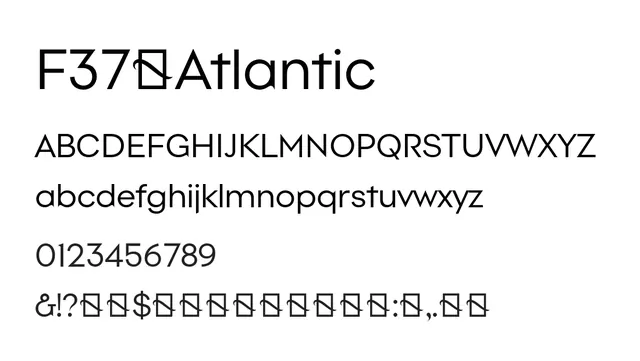 F37 Atlantic, modern, geometric