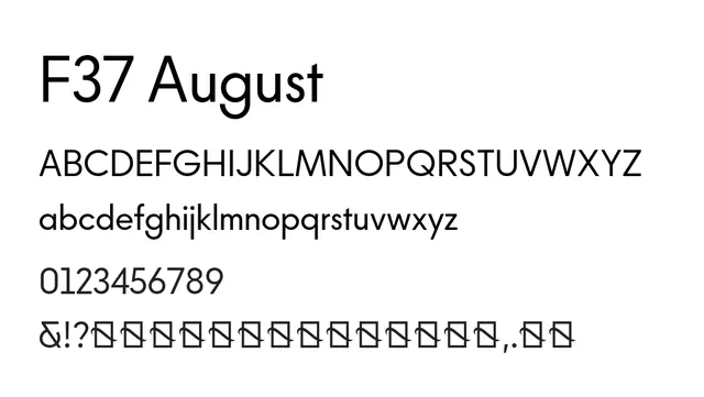 F37 August, modern, clean