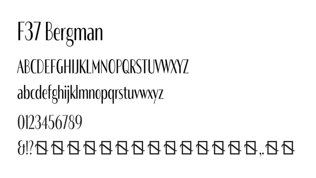 F37 Bergman, organic, contemporary