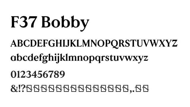 F37 Bobby, elegant, modern