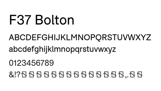 F37 Bolton, modern, clean