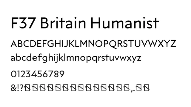 F37 Britain Humanist, modern, warm