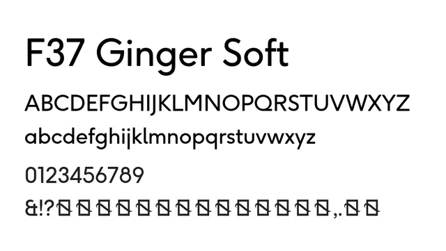 F37 Ginger Soft, modern, clean