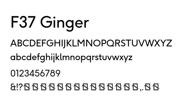 F37 Ginger, modern, clean
