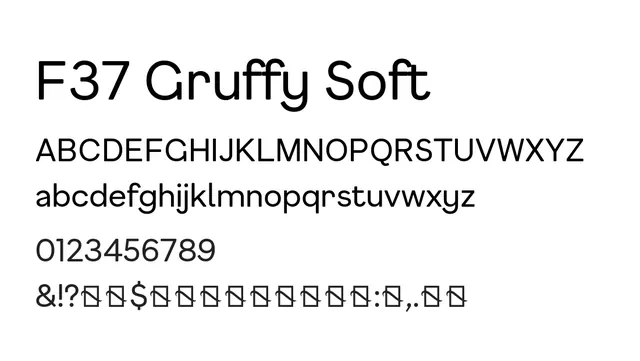 F37 Gruffy Soft, warm, friendly