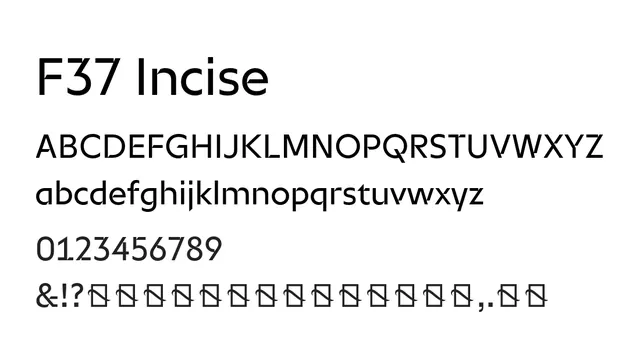 F37 Incise, modern, refined