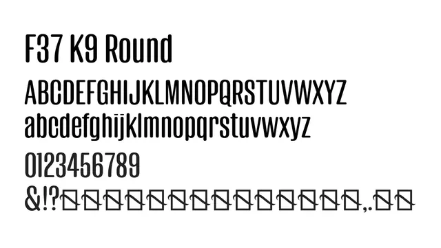 F37 K9 Round, modern, friendly