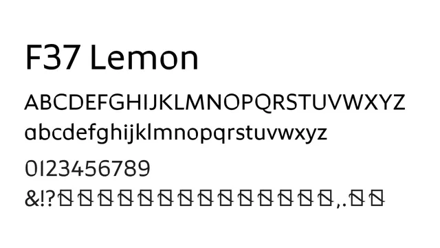 F37 Lemon, modern, clean
