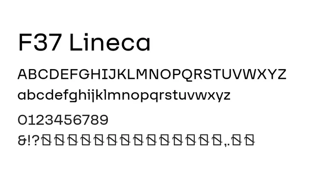 F37 Lineca, modern, clean