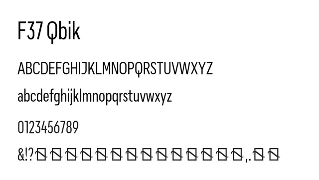 F37 Qbik, modern, angular