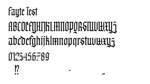 Fayte Test, playful, retro