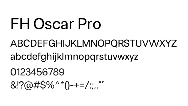 FH Oscar Pro, modern, clean