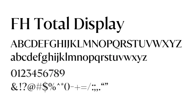 FH Total Display, elegant, traditional