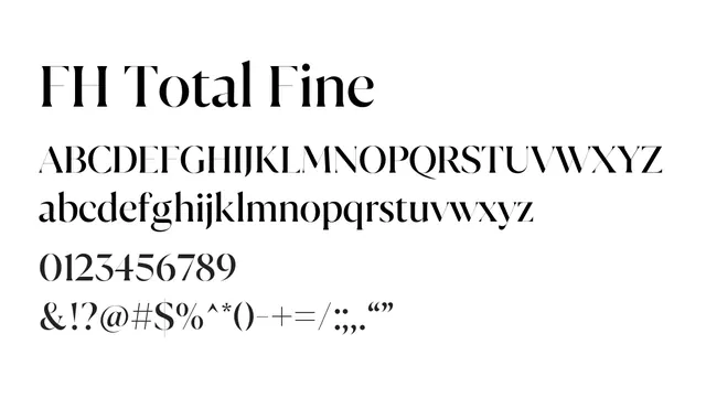 FH Total Fine, elegant, refined