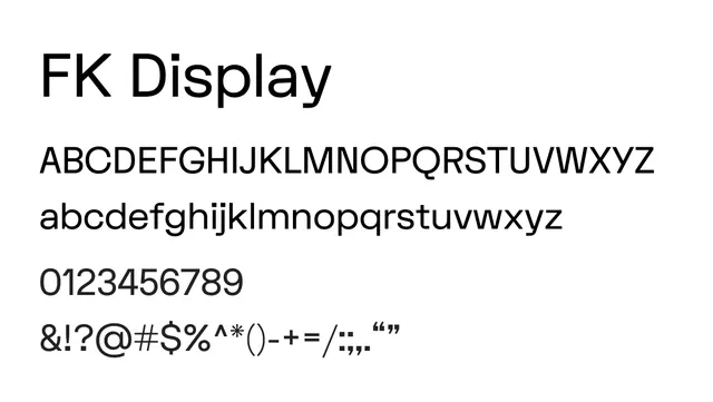 FK Display, modern, clean