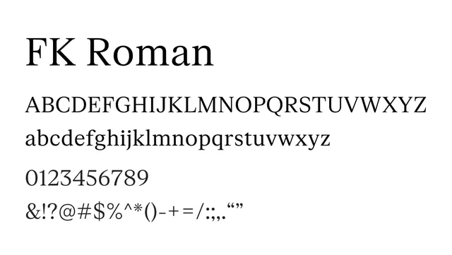 FK Roman, elegant, classic