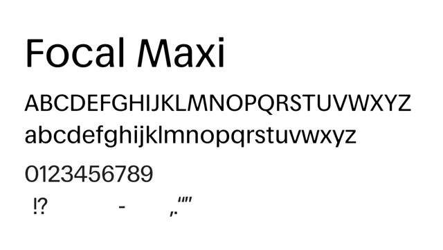 Focal Maxi, neutral, clean