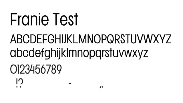 Franie Test, friendly, warm