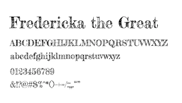 Fredericka the Great, elegant, ornate