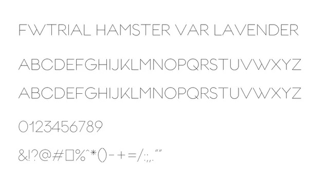 FwTRIAL Hamster VAR Lavender, modern, clean
