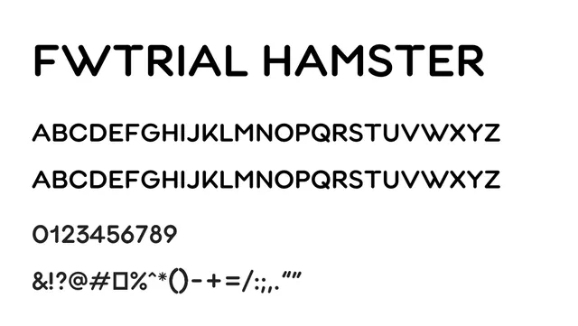 FwTRIAL Hamster, modern, clean